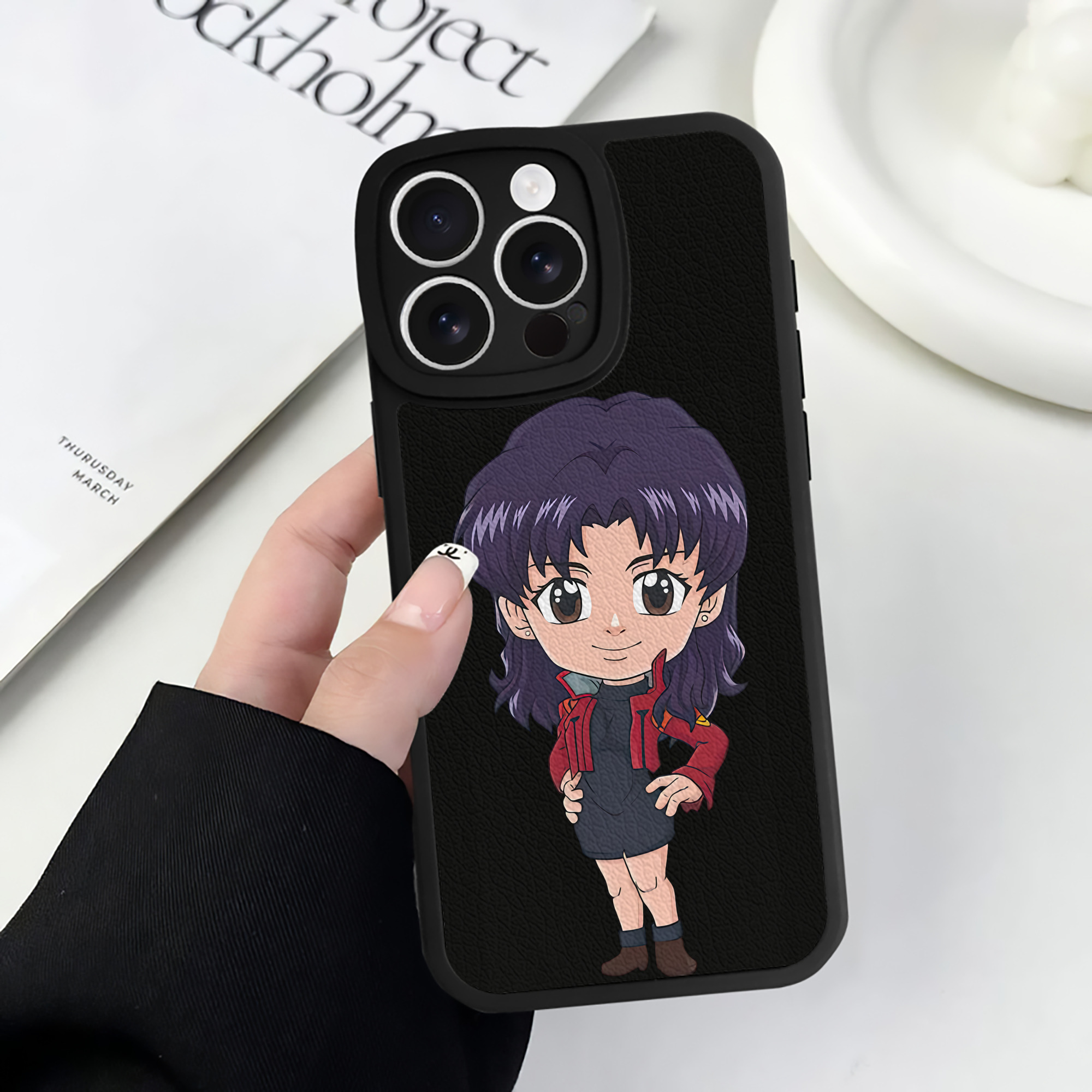 （画像用） EVA 新世紀エヴァンゲリオン 【iPhone 16シリーズ対応】シリコンスマホケース（レザー調） 材質：シリコン